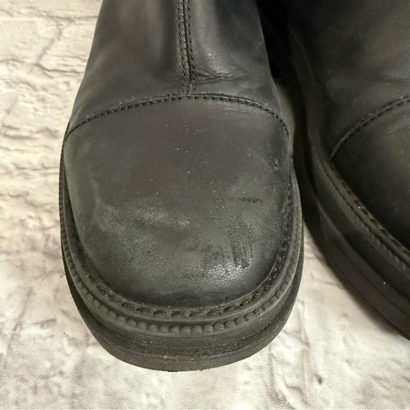 Sam Edelman WELLINGTON LUG SOLE CHELSEA BOOTS womens size 8.5 black - Picture 3 of 8